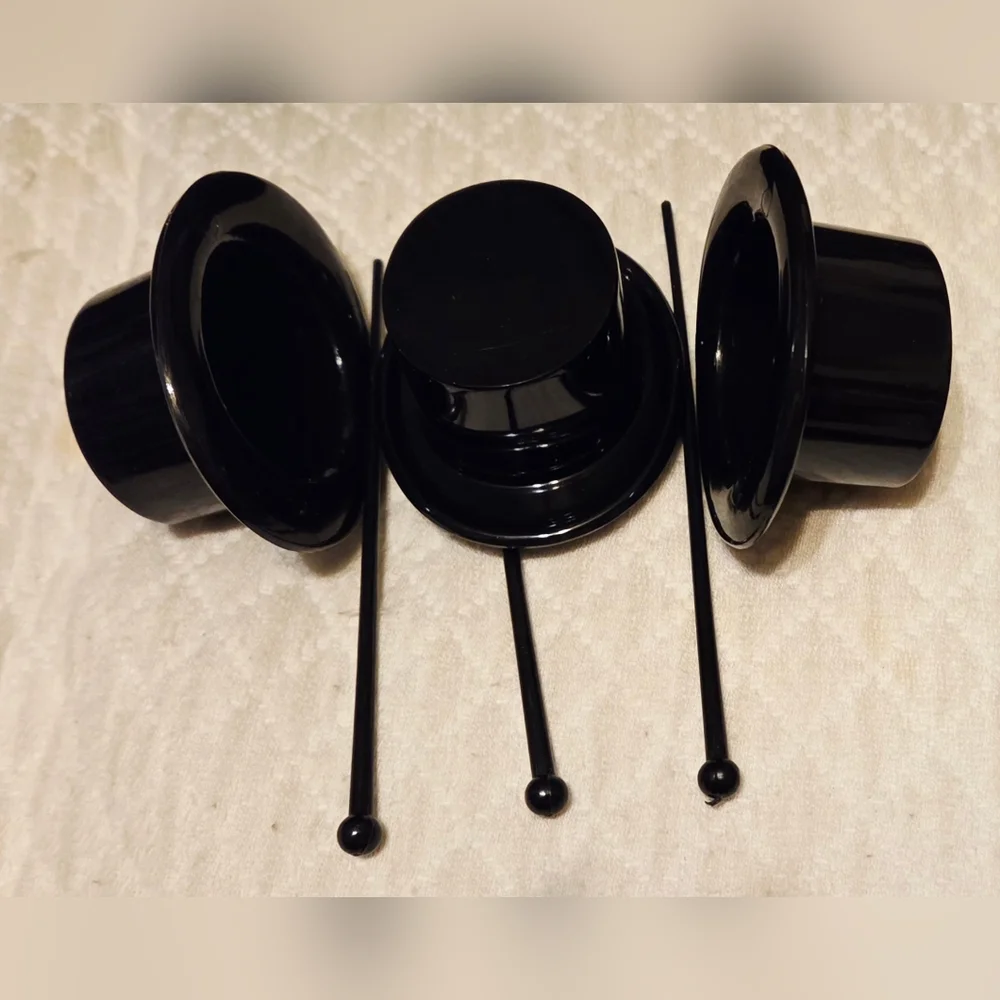 32 Top Hat & Canes Party Favors Or Crafting Items Cake Toppers